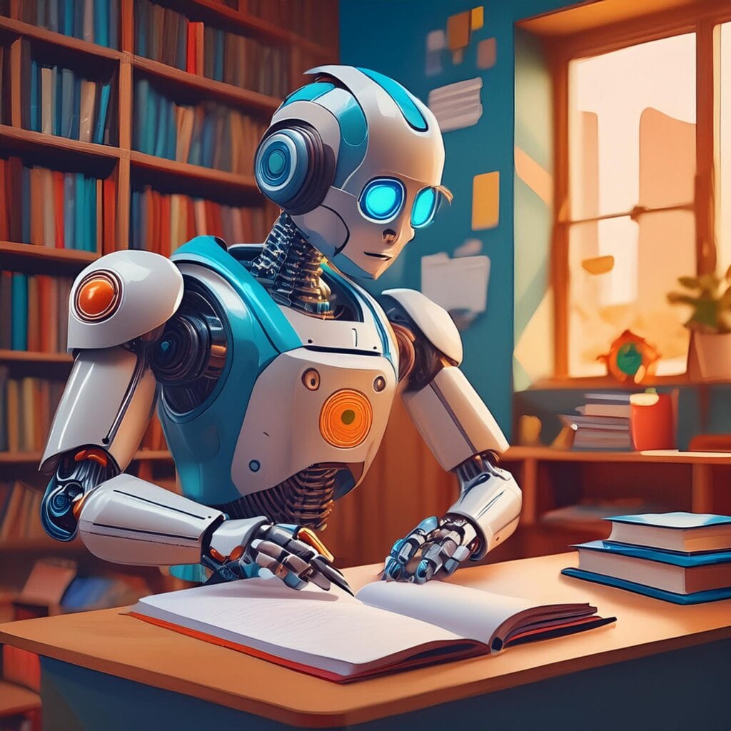 Robot che studia