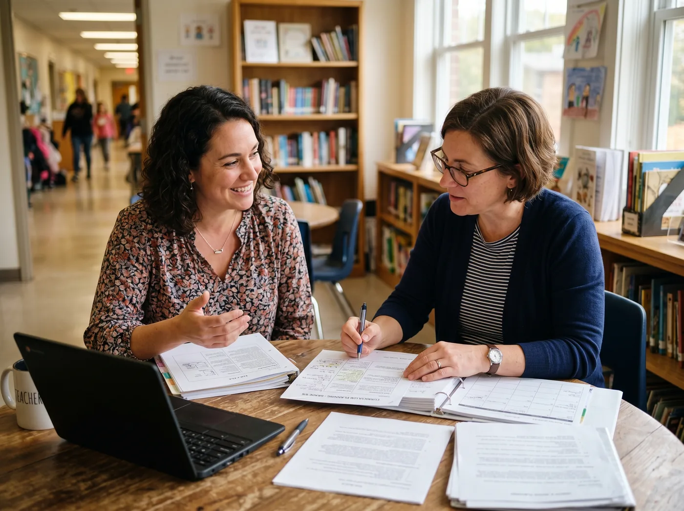 Docenti di primaria e secondaria che collaborano per la stesura del Curricolo Verticale