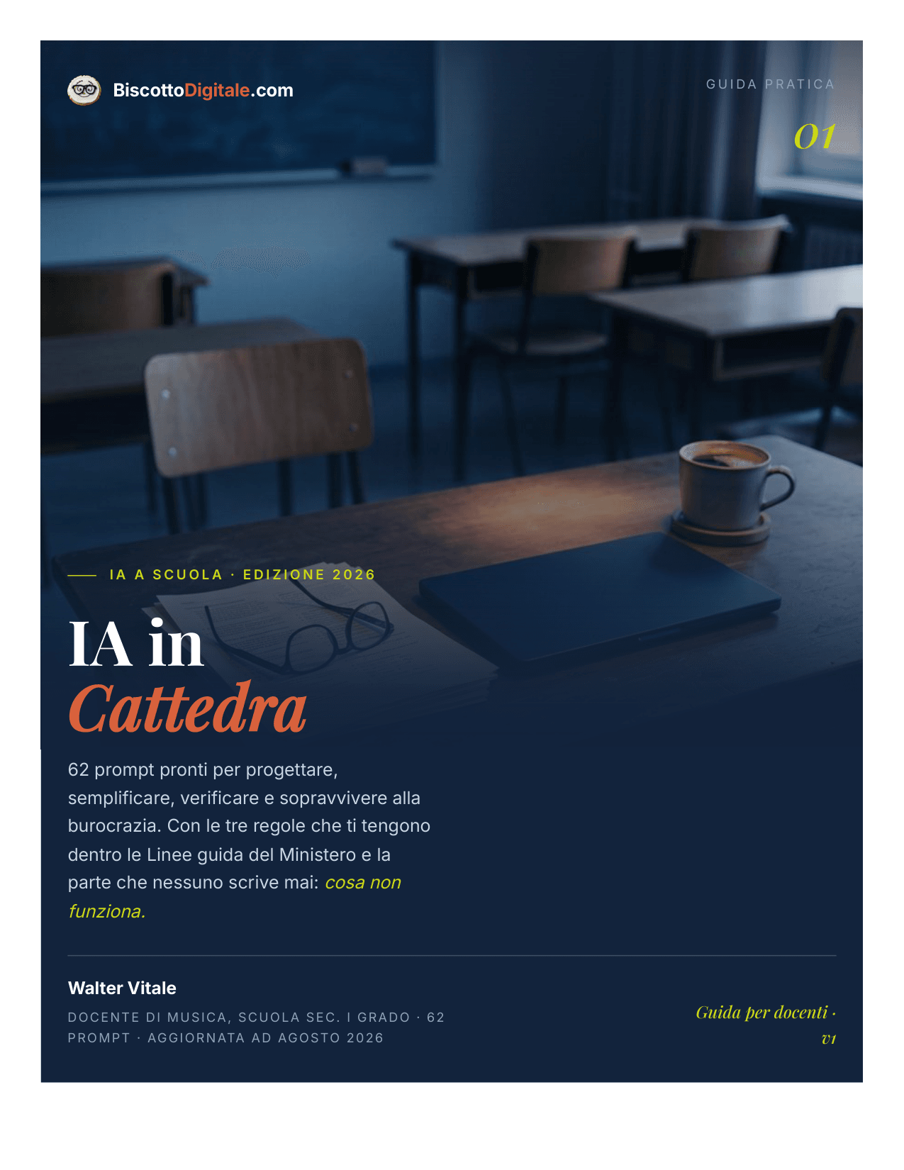 Copertina della guida IA in Cattedra