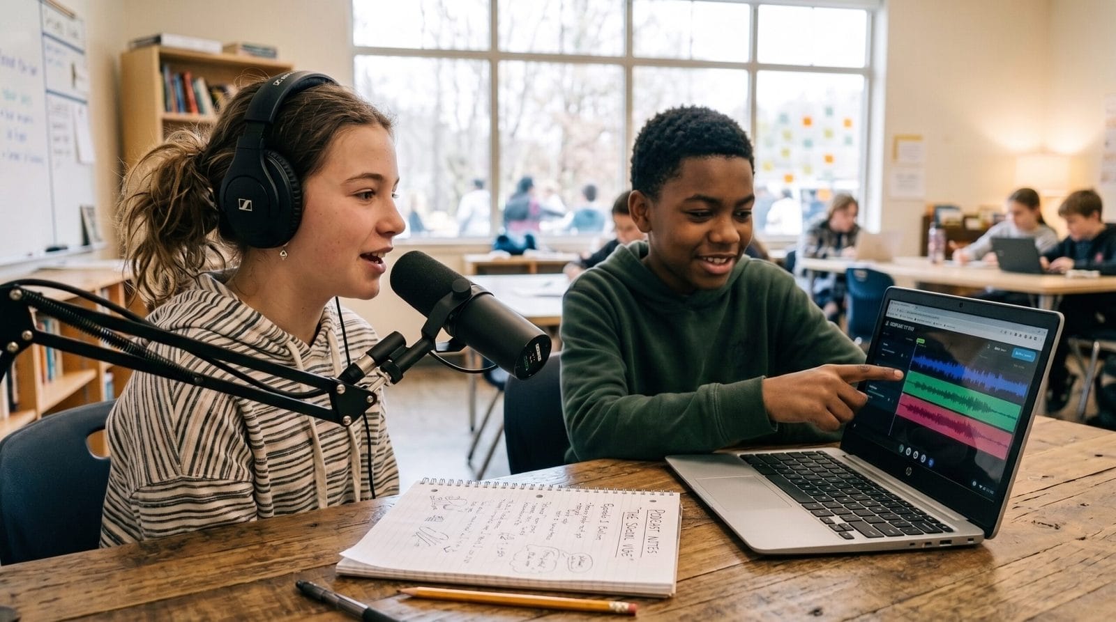 Creare un podcast in classe con BandLab: guida pratica