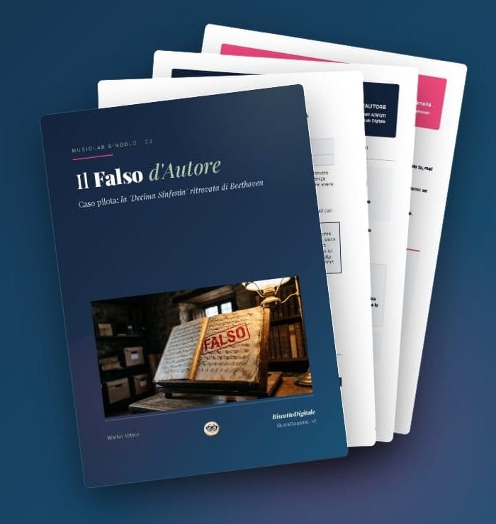 Le quattro schede PDF del pacchetto Il Falso d'Autore